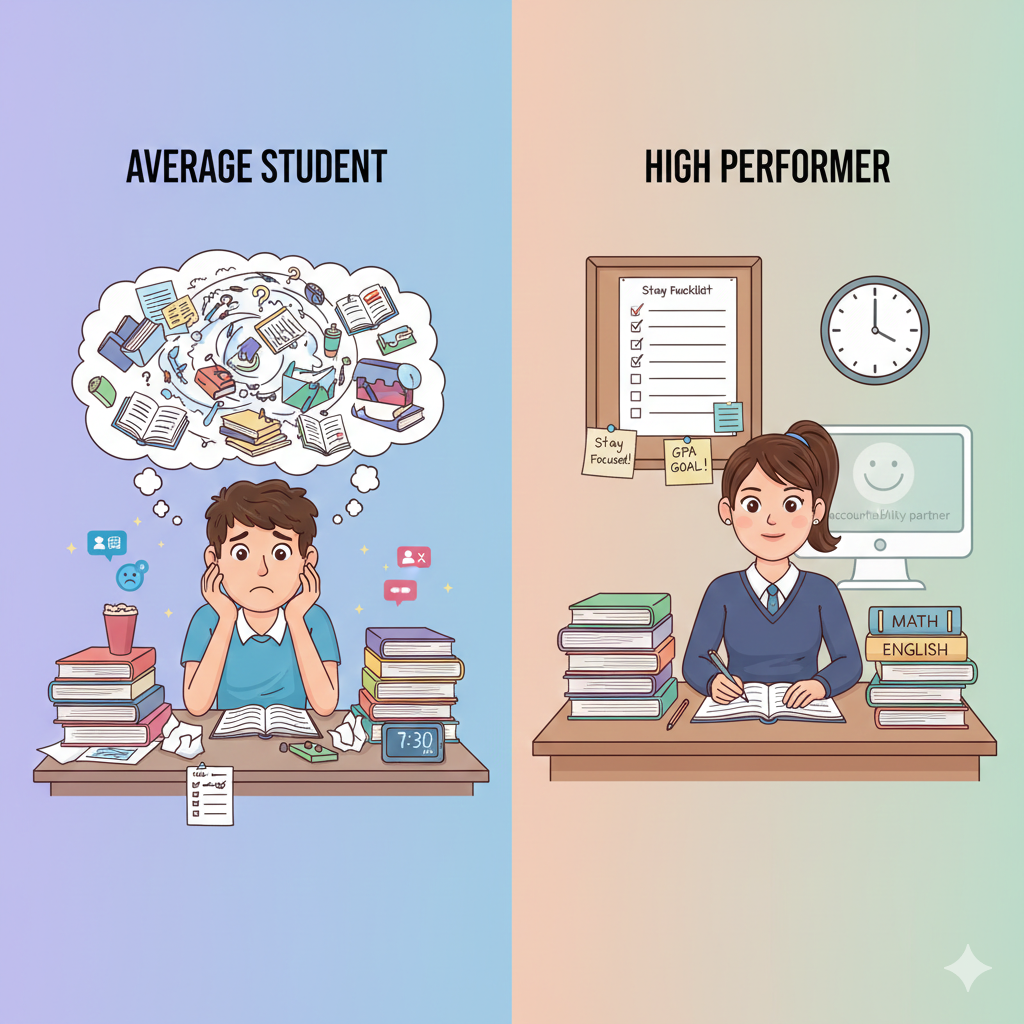 The Mindset Shift That Separates Average Students from High Performers