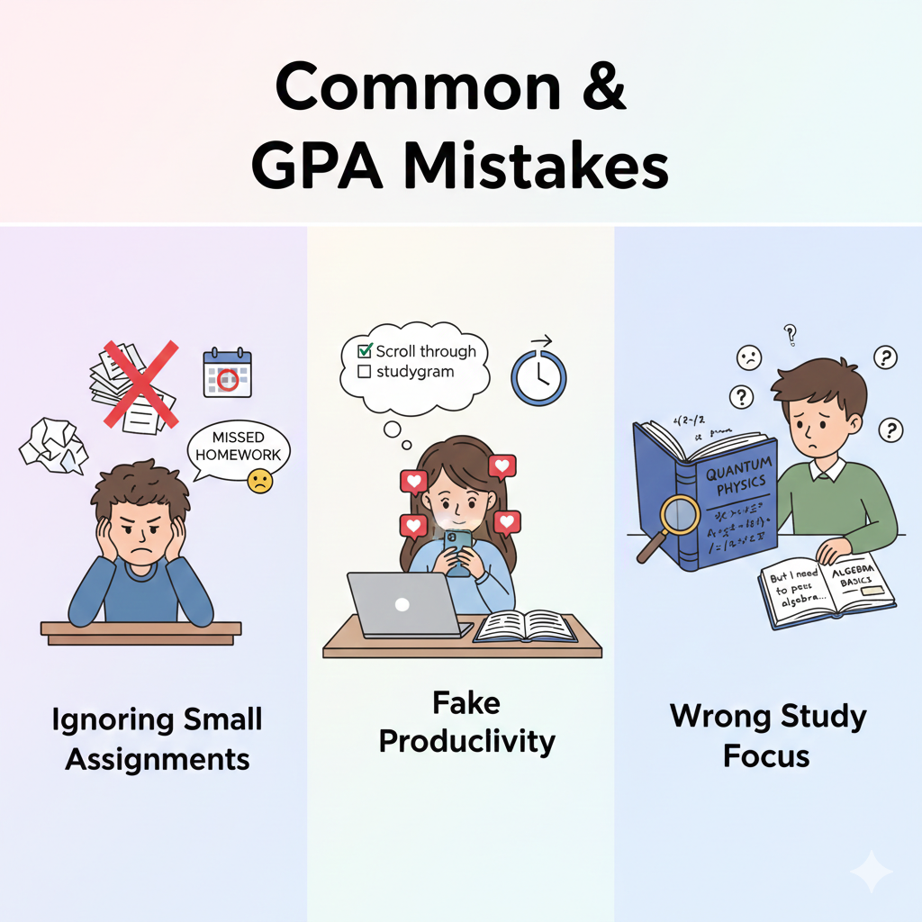 Mistakes That Destroy GPA in High School